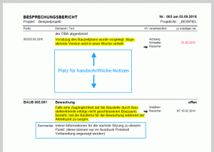 Besprechungsvorbereitung