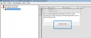 PROMAN X starten