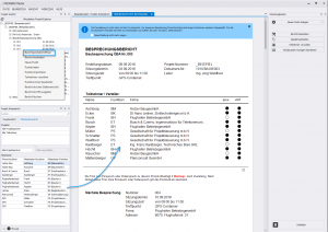 Die neue Protokoll-View